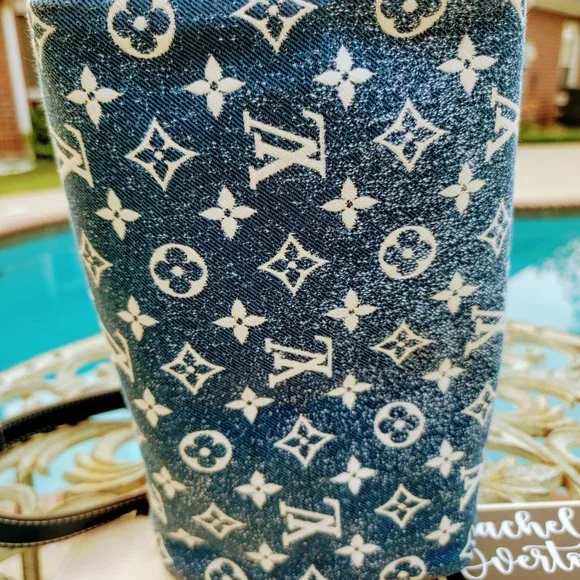❌❌ SOLD ❌❌ Monogram Jacquard Denim 25 Speedy Bandouliere Navy Blue - **RARE** - Picture 11 of 16